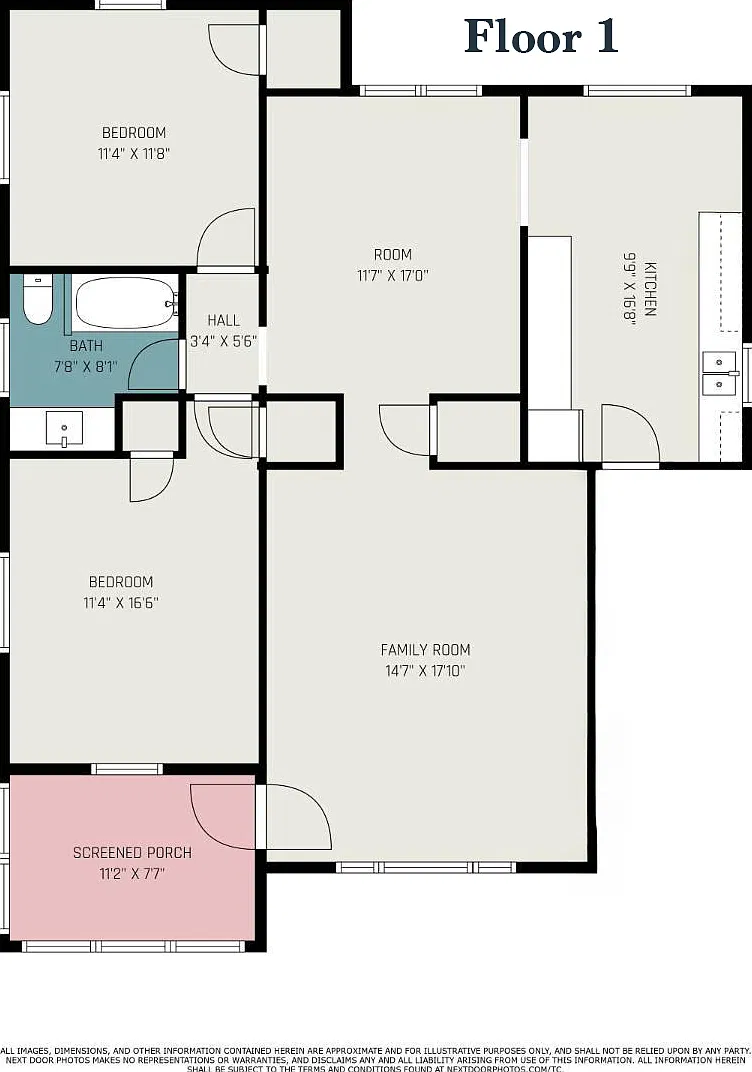 2 bed, 1200 sqft, $1,550 — Photo 3