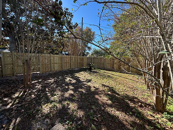 Inside of fence view