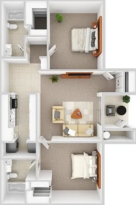 2 Bedroom 2 Bath 2 Bedroom 2 Bath