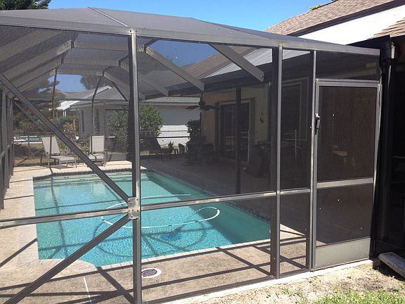 Pool with Screened Enclosure