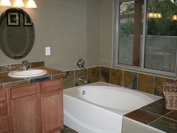 Master bathroom with garden tub