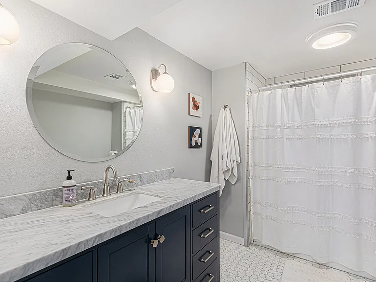 Basement bathroom