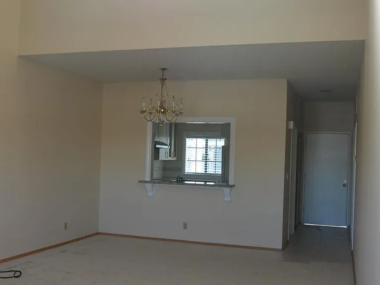 Living room with skylight