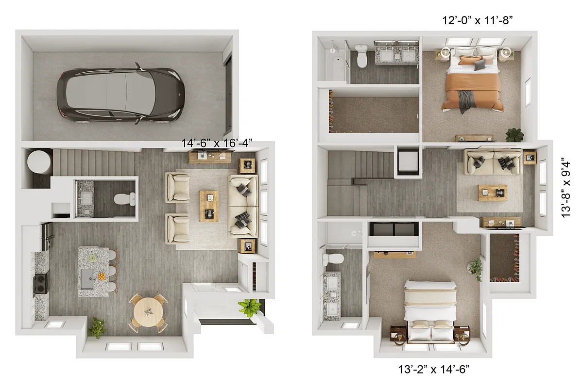 Floor plan B3