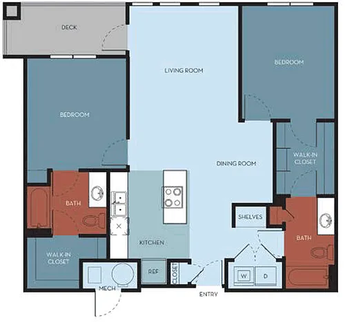 Floor plan Powderhorn