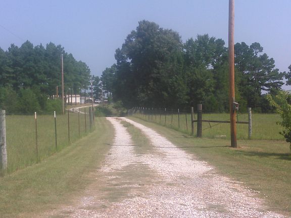 Driveway after turning 