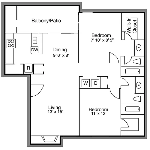 Floor plan E