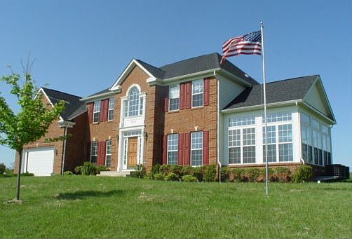 Brick Front Colonial