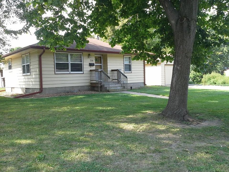 Home sits on nice city corner lot. Oversized detached 1 car garage. Built in 1979. House was built in 1955. Roof replaced 10 years ago.