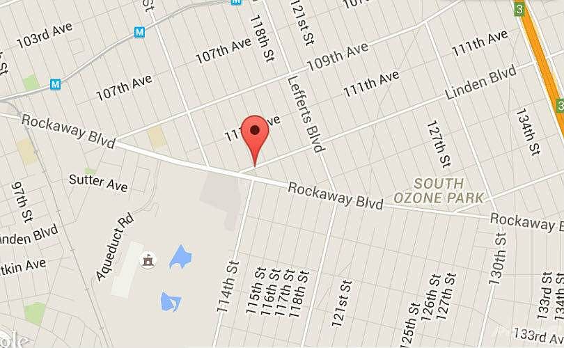 s. ozone Park 11402 map