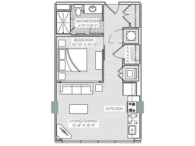 Floor plan Studio
