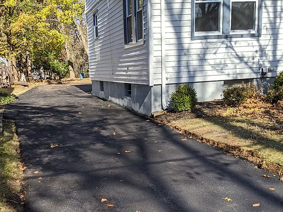 90 feet newly paved driveway