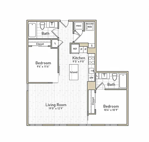 Floor plan B7B - Rise