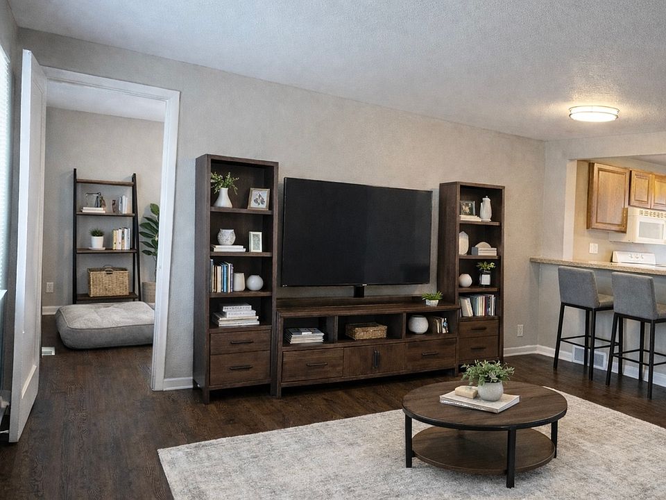 Open-concept living areas with seamless flow into the kitchen, ideal for modern living.