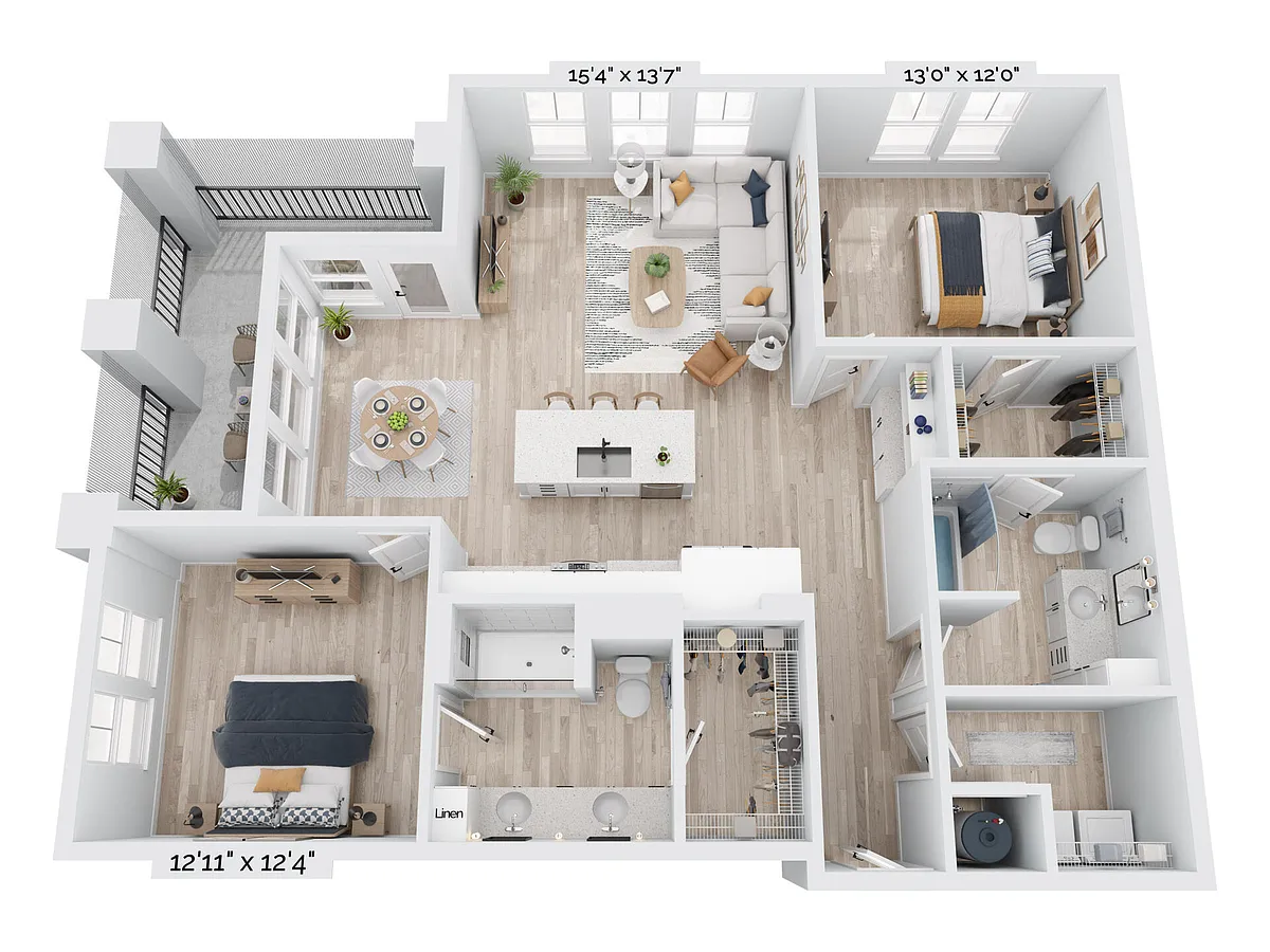 Floor plan B2