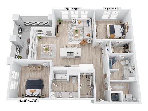 Floor plan B2
