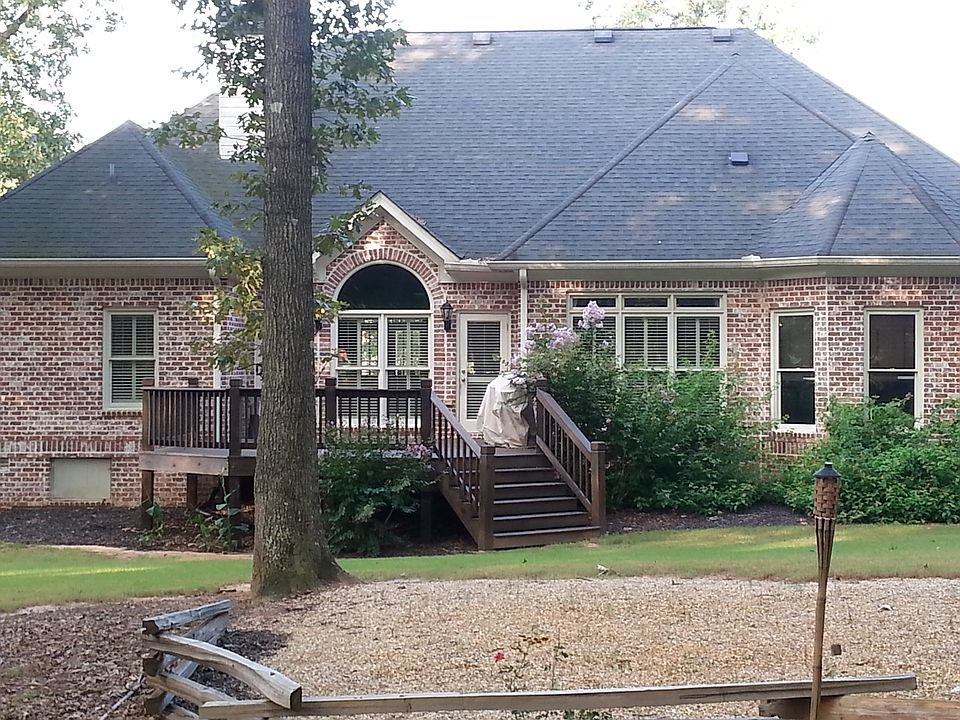 Back view of home