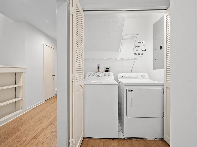 Laundry on first floor