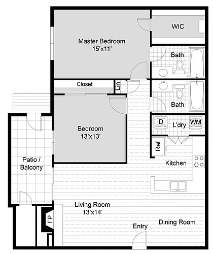 Floor plan Monticello