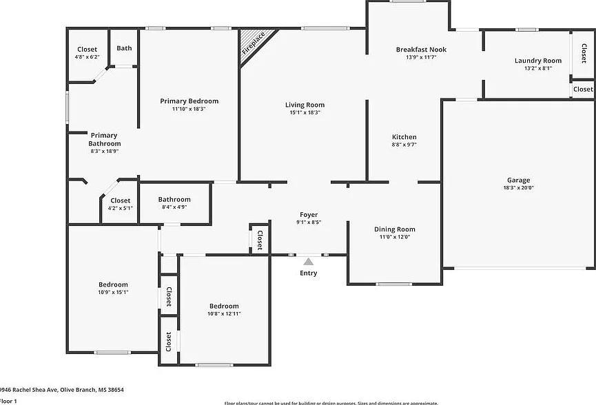 3 bed, 2.0 bath, 1838 sqft, $2,175 — Photo 2