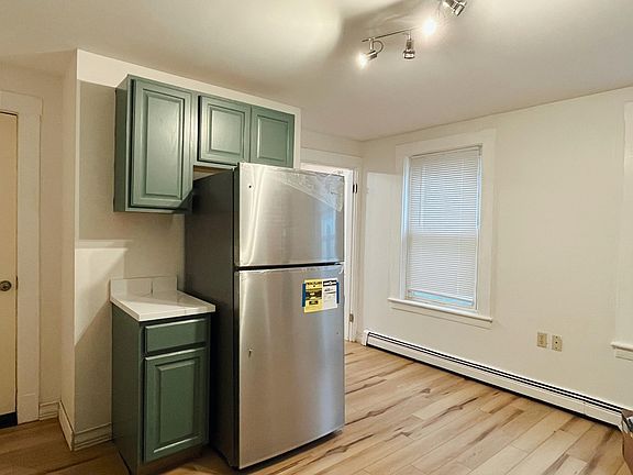 Kitchen with brand new stainless steel appliances