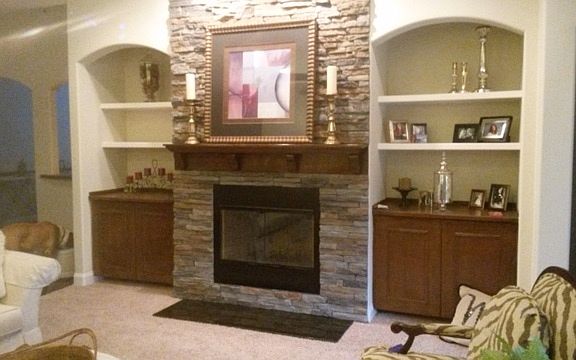 Fire place and built-ins