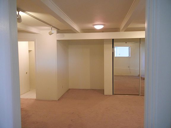 Partial view of large bedroom