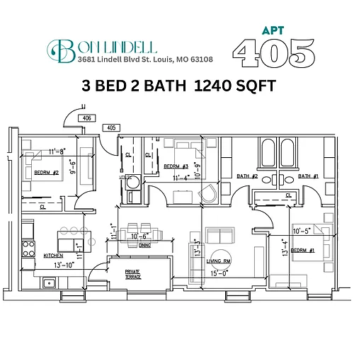 Floor plan 405