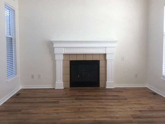Front room with gas fireplace