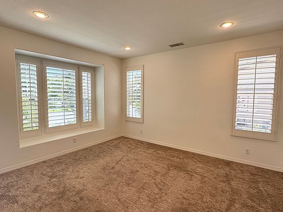 Office space at front of home