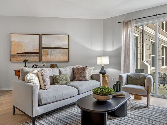 Living Room Space at Avant at the Arboretum Apartments in Lisle, IL 60532