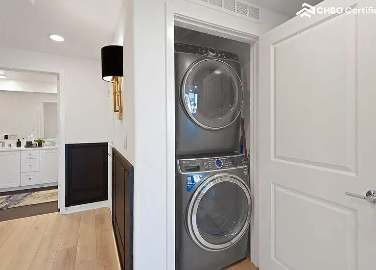 Top-of-the-line GE Profile Steam Washer and Dryer