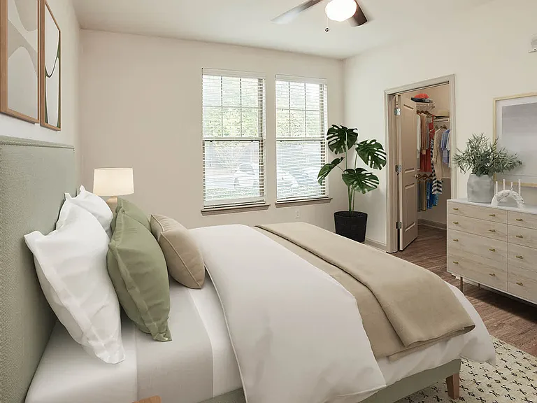 Bedroom with Hard Surface Flooring