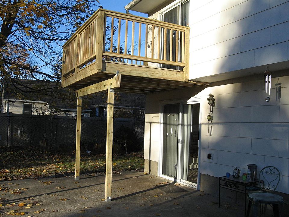 Deck off Dining Room Upstairs