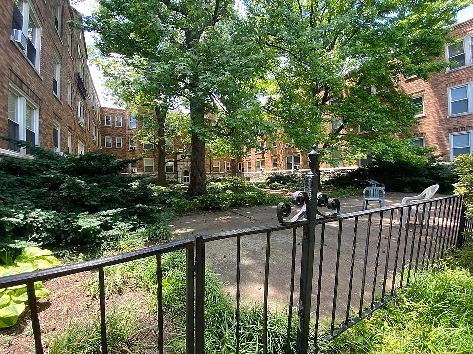 Private courtyard for residents.