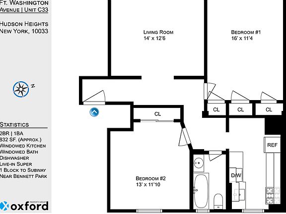 2nd image of 500 Fort Washington Ave APT C33