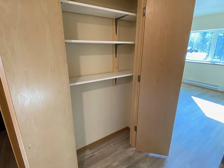 Upstairs hall closet
