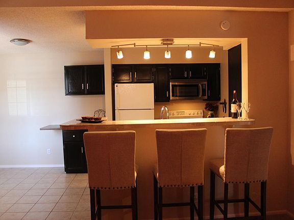 Kitchen with accent lighting