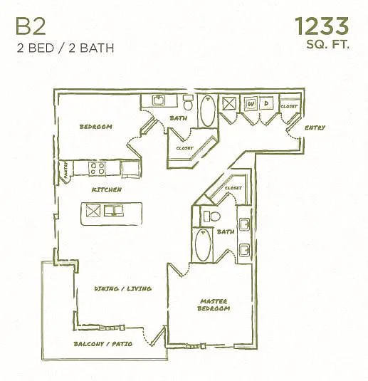 Floor plan B2