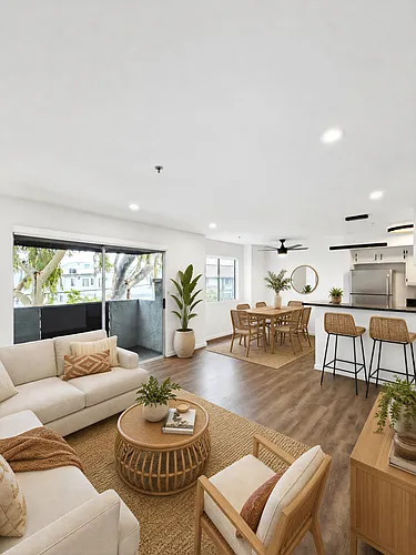 Floor plan 3 Bedroom Rooftop Deck and Balcony
