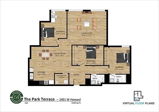 3rd image of 2451 W Howard St APT 110