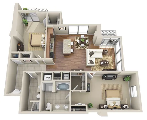 Floor plan B5R