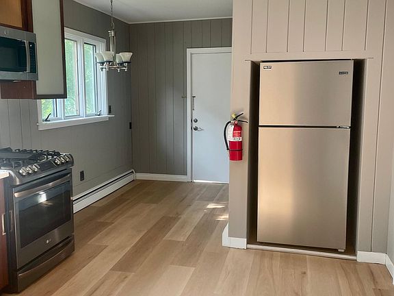 Large kitchen to back entry