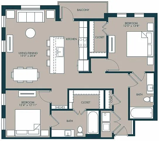 Floor plan The Nelson