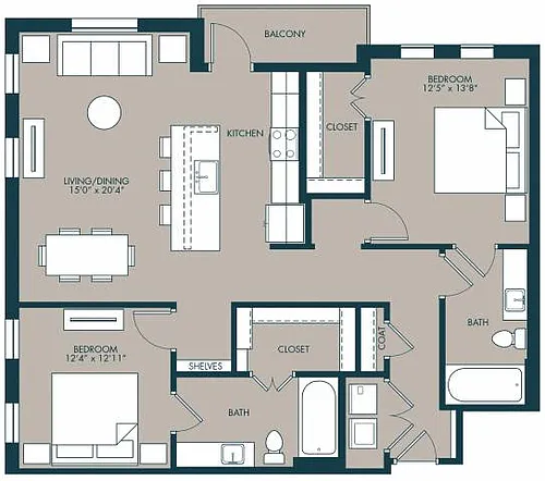 Floor plan The Nelson