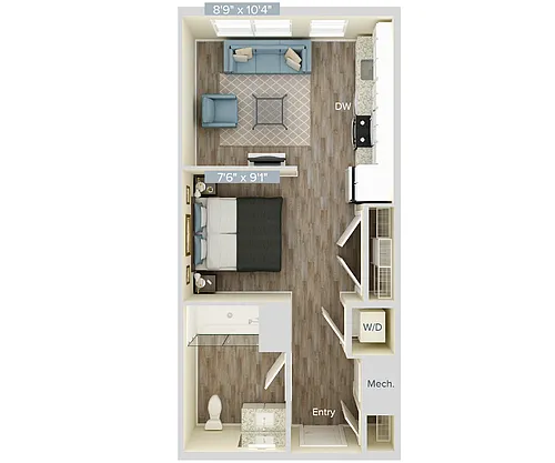 Floor plan S4-490-AC