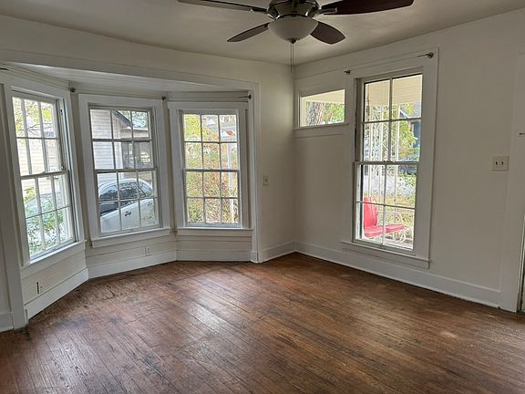 Front view of bedroom