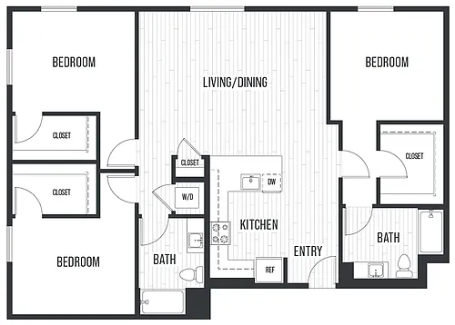 Floor plan Plan 3B
