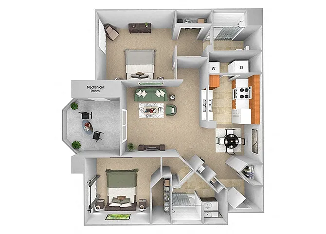 Floor plan B1 (Chablis)