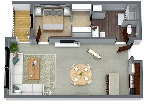 Floor plan Passageway